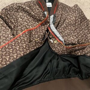 Burberry Silk Bomber Jacket